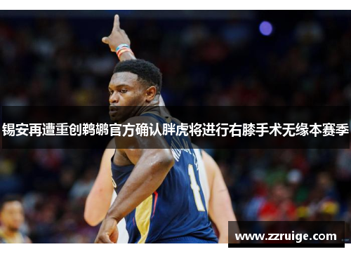 锡安再遭重创鹈鹕官方确认胖虎将进行右膝手术无缘本赛季 锡安再遭重创鹈鹕官方确认胖虎将进行右膝手术无缘本赛季